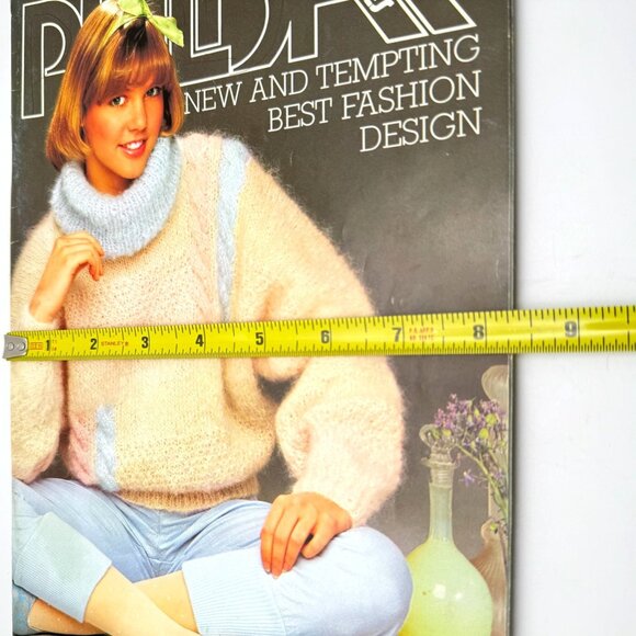 Vtg 83 Phildar Mailles Fashion Knitting Magazine France Mohair Sweaters Cardigan - Picture 7 of 14